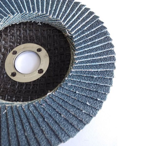 16mm 22mm or Threaded Inner Hole Abrasive Emery Paper Flap Disc for Zirconia Material