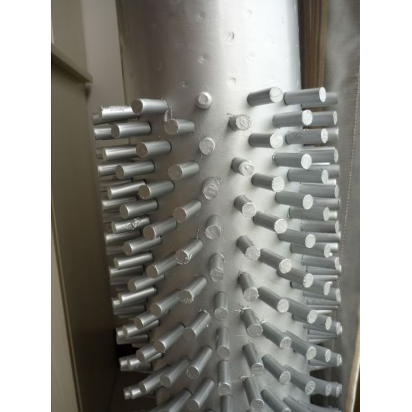 Weld Galvanized Pipe ДЕЛЛОК Застегнутая труба с ногтями для теплопередающего котла