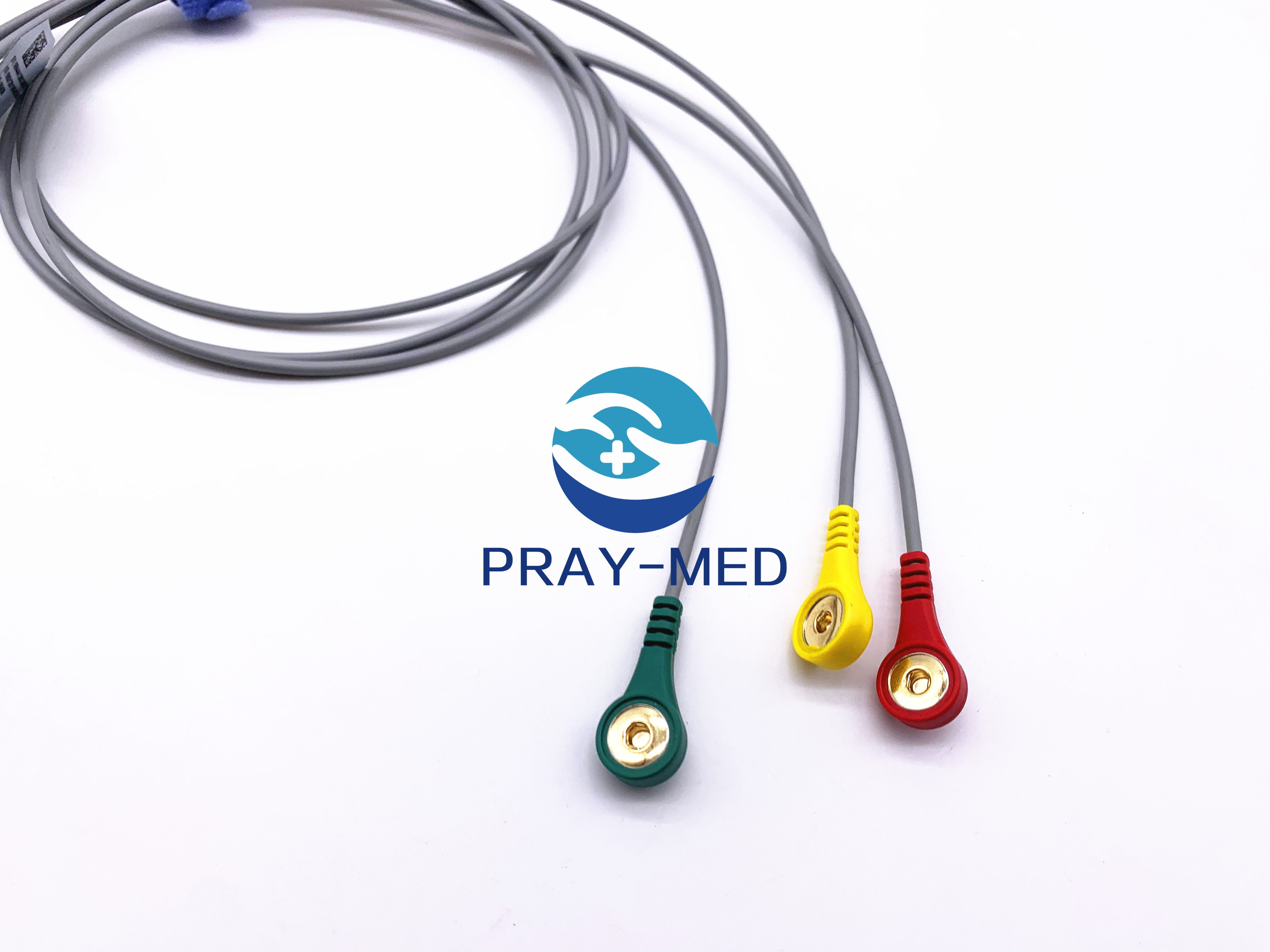 кабель Ecg Holter руководства 102cm Edan 3 для передатчика IT20/IT20ES телеметрии