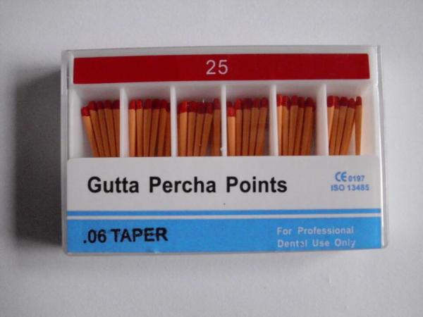 High Precision Gutta Percha Accessory Points Long Shelf Life Excellent Radiopacity