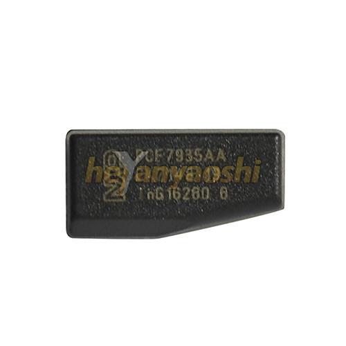 Wedge BMW Car Key Transponder Chip Blanks Black Color PCF7935AA Transponder