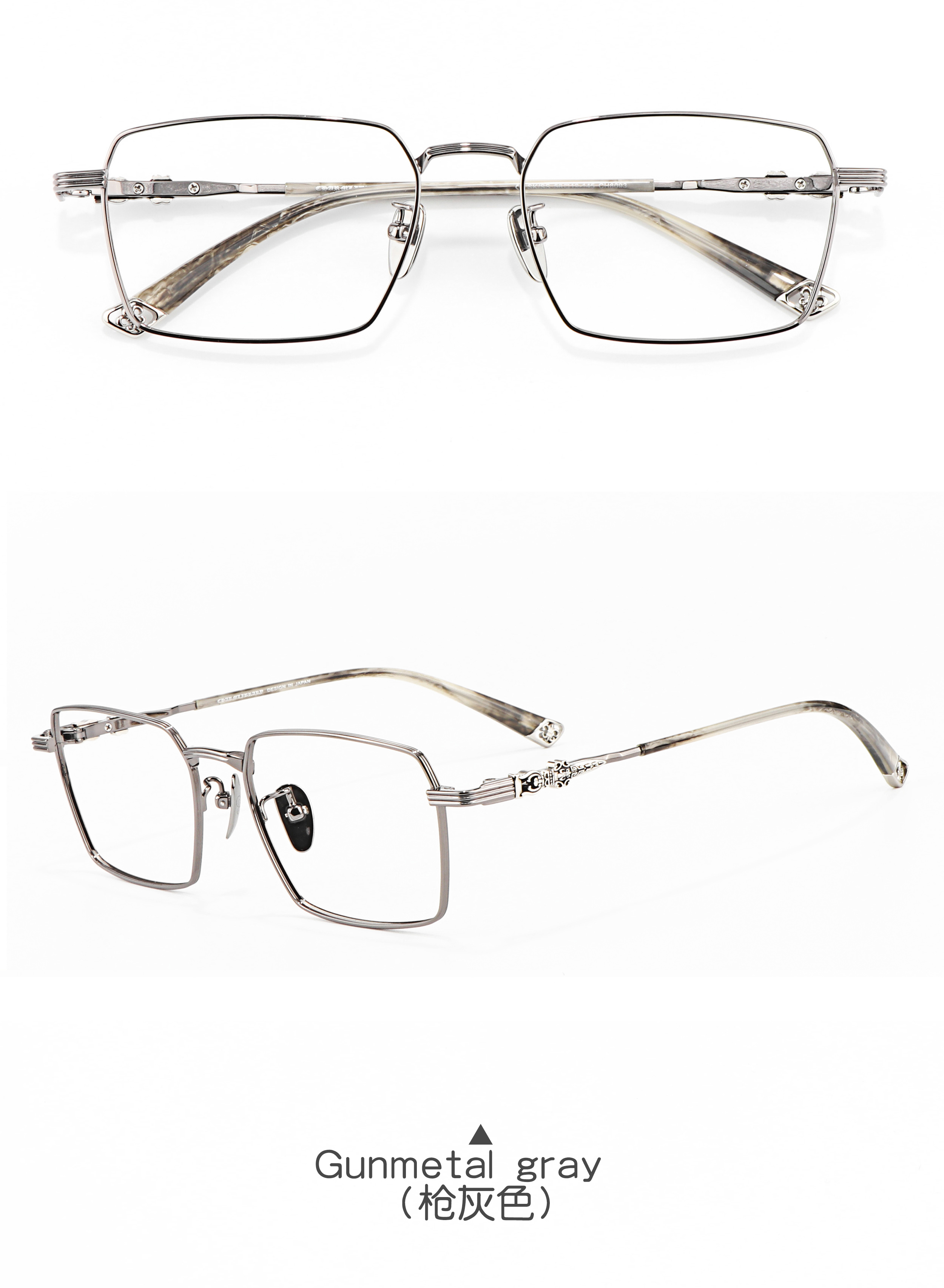 Titanium Eye Glass Y2k Luxury Brand Optical Prescription Presbyopia Multifocal Women's  Fashion Designer Reading  Women Glasses