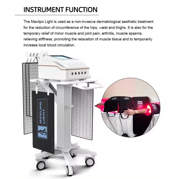 Dual Wavelength Laser Body Slimming Machine 650nm 940nm For Pain Therapy / Weight Loss
