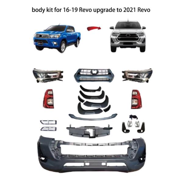 Fabricante Wholesale do OEM para o restauro 2021 de Toyota Hilux Rocco da venda Bodykit Front Bumper Grill