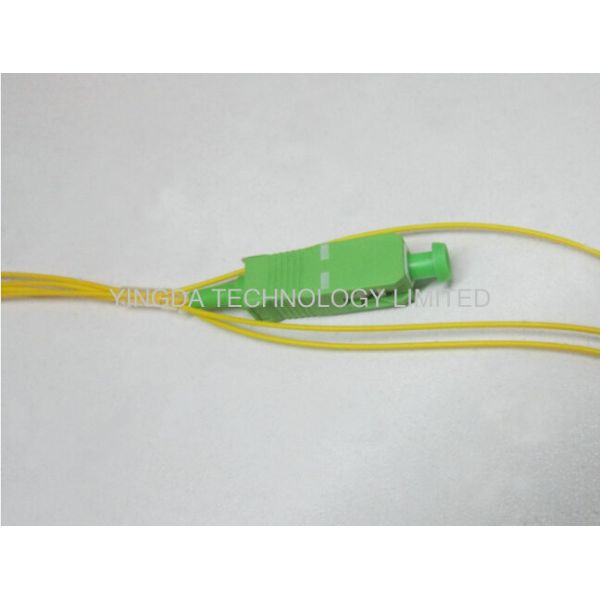 Pigtails SC APC Singlemode Simplex 3 M 900 um PVC Yellow Fiber Optic Cable