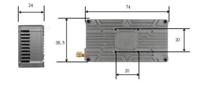 Strong real-time performance analog video transmitter (VTX)