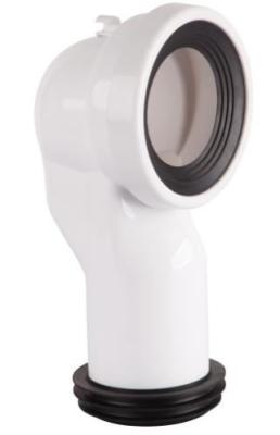 Wall Platoon Flexible Toilet Drain Pipe White Color With Strong Fall Type Flush Mode