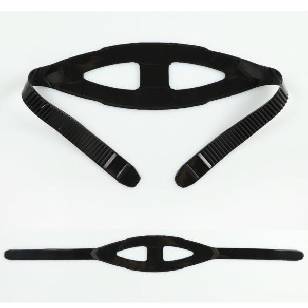 56cm Dive Mask Replacement Parts Snorkel Strap White Transparent