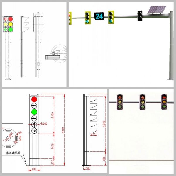 Одиночное полигональное Poles Dodecagon уличного света рукоятки восьмиугольное коническое