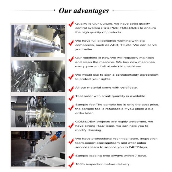 Customized High Precision CNC Metal Fabrication Machined Aluminum/Steel/Copper/Brass