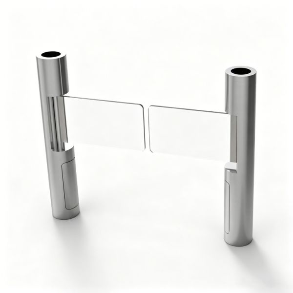 Pedestal Swing Turnstile Gate Floor Mounted RFID Turnstile Gate For Business Centers