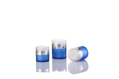 Luxury 15ml 30ml 50ml Double Walled airless jars Empty Lotion Jars Eco Friendly Cosmetic Jar Plastic Container