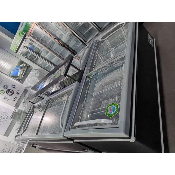 850mm Commercial Glass Freezer, IEC Direct Cooling Commercial Glass Freezer