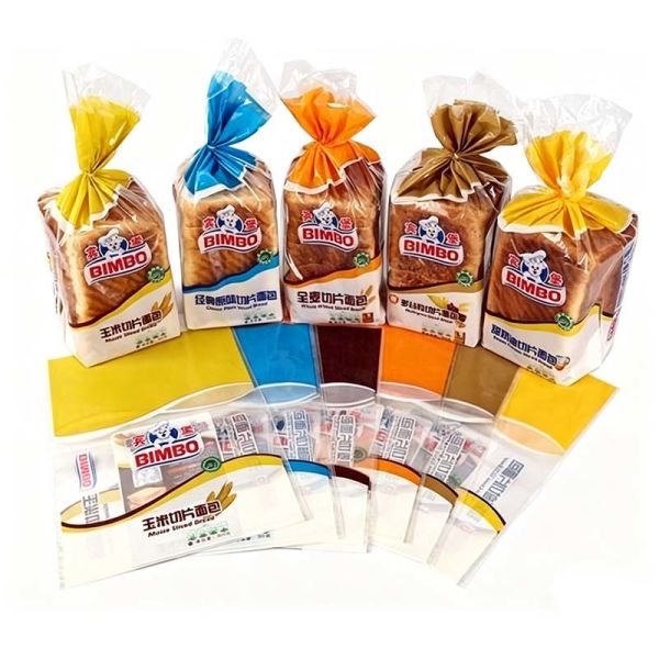 Leakproof Bakery Plastic Bag Moisture Proof Custom Printed Bakery Bags Tear Resistant