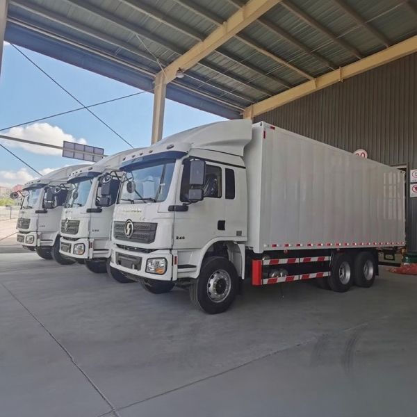 Shacman L3000 6x4 Box Truck RHD Heavy Duty 340HP 380HP Diesel Cargo Transport Vehicle