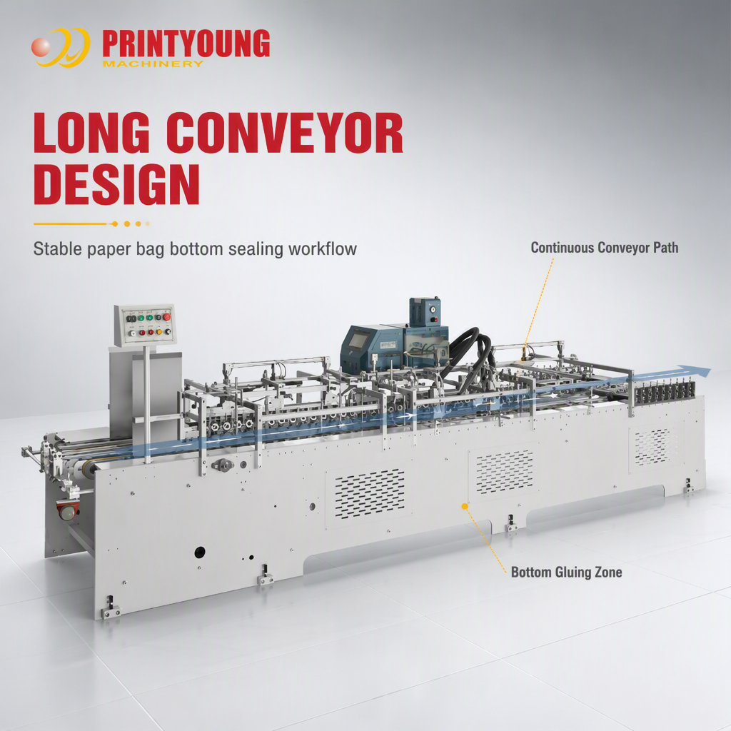 KL-50A Semi-Automatic Paper Bag Bottom Hot-melt Gluing Machine