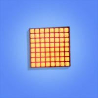 Display LED de cátodo común rojo muy visible con 18 pines