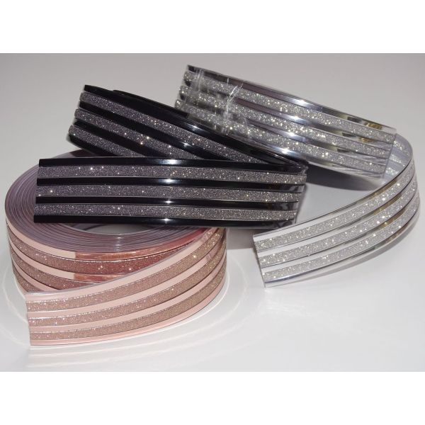 Furniture Accessories Decorative Straps Edge Webbing Sofa Hardware Stripe PVC Upholstery Stripes
