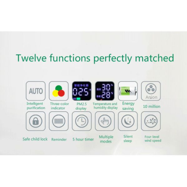 2023 горячее продажа очиститель воздуха H13 True HEPA фильтр 7 ступеней HEPA очиститель воздуха Большая комната Дом Smart Tuya WIFI очиститель воздуха