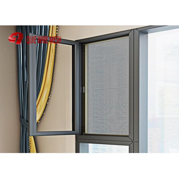 High Intensity Fly Screen Mesh , Stainless Steel Insect Screen Powder Coated