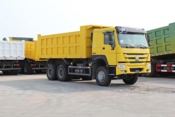 HOWO 6X4 Dump Truck Heavy-Duty Construction Vehicle Truck with ISO Tire Certification