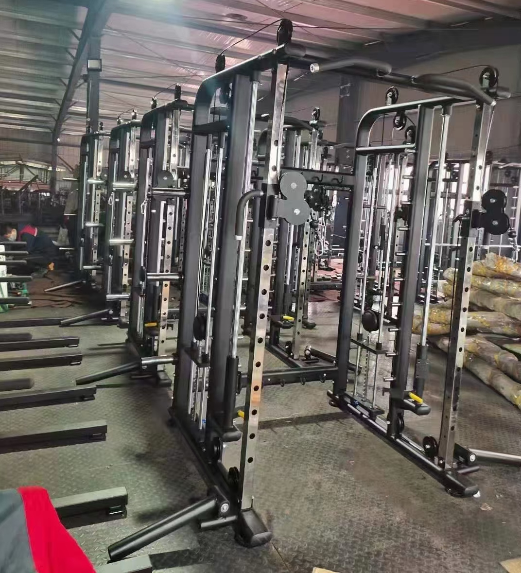 Sport Commercial Fitness Équipement de gymnase Machine d'entraînement en force Smith Power Rack