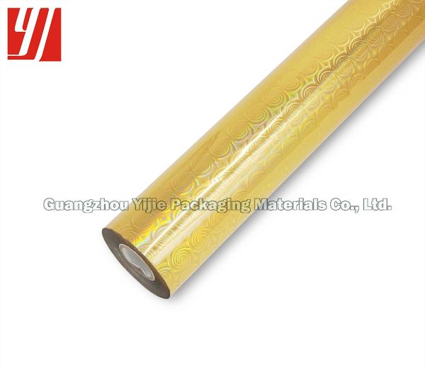 O ouro roda rolo da folha do laser de 1.28m*240m para o cartaz