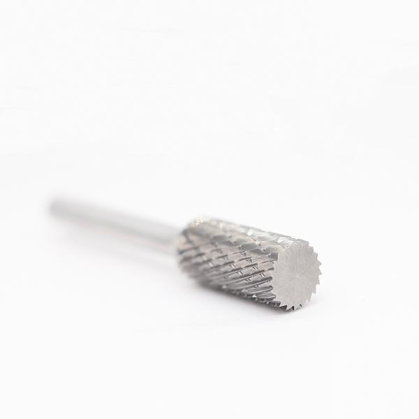 SA-1 Fichier rotatif à charbon de tungstène solide 1/5 x 5/8 avec 1/4 de charnière standard à double coupe