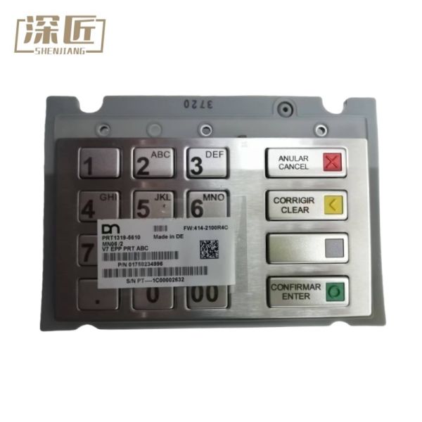 1750234996 DIEBOLD NIXDORF Keyboard V7 EPP PRT ABC 01750234996 ATM Machine Parts