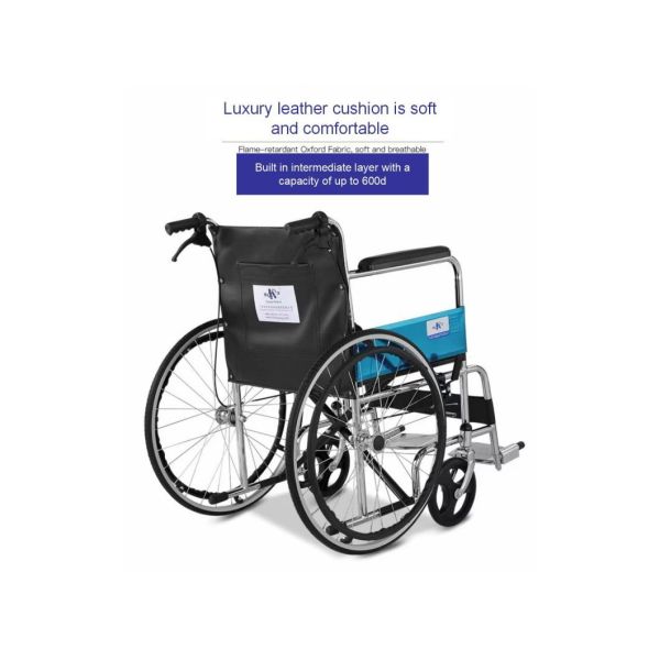 20 Inch Manual Wheelchair for Disabled People Made of Professional Standard Steel