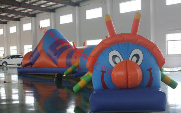 commercial grade inflatable obstacle  inflatable tunnal warm obstacle course for sale