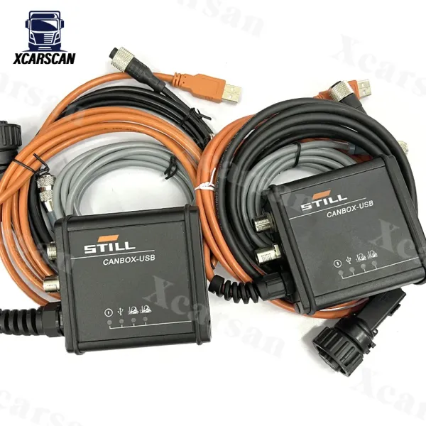 Listo para usar V8.21 para la caja de la carretilla de elevación fija 50983605400 herramienta de diagnóstico Interfaz fija de la caja original de la caja de bus