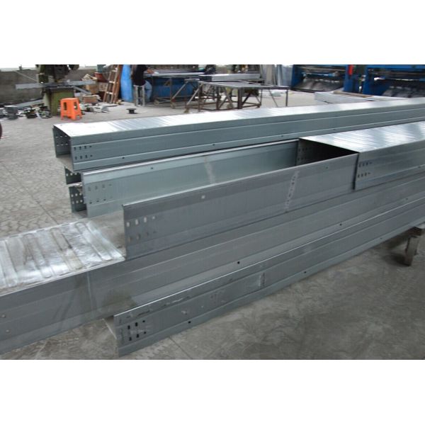 13m*1.4m*1.4m Cable Tray Roll Forming Machine with Hydraulic Punching and Cutting