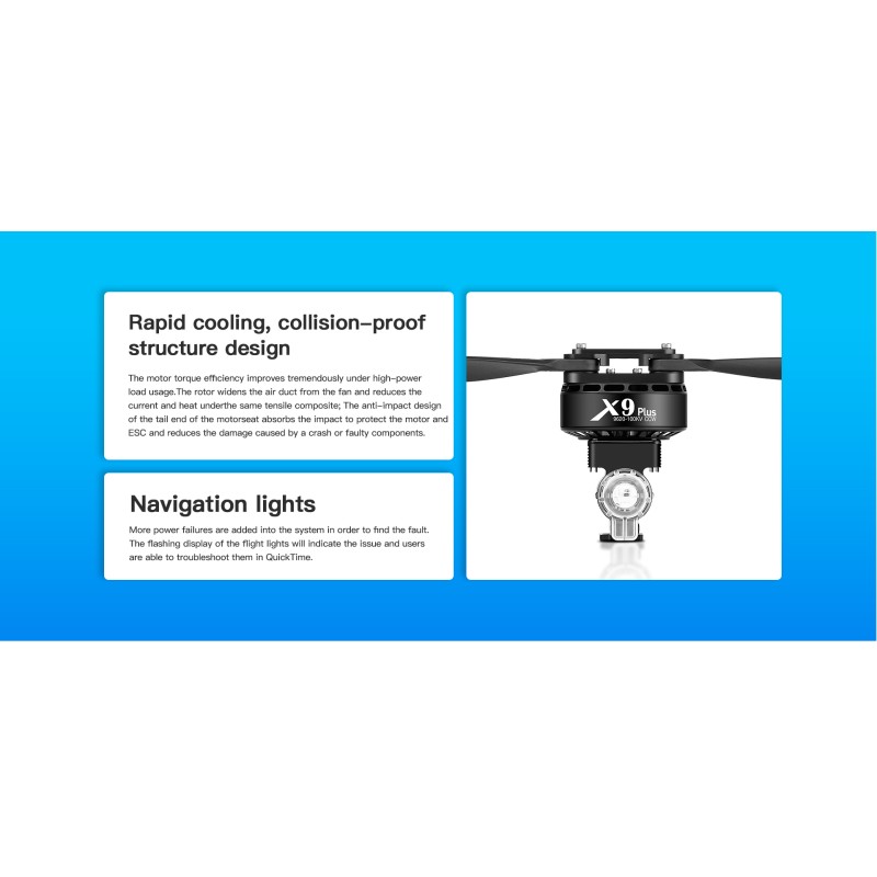 Hobbywing X9 Plus Dron Motor Combo High Speed Brushless ESC Propeller Strong Thrust System For Agriculture UAV Drone