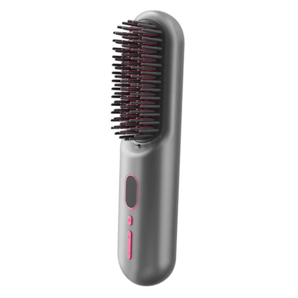 Wireless Hot Air Hair Dryer Brush With BLDC Motor And Negative Ions Type-C Customizable