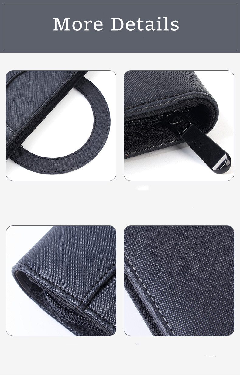 Роскошная тетрадь заряжателя PU A5 кожаная беспроводная с банком силы