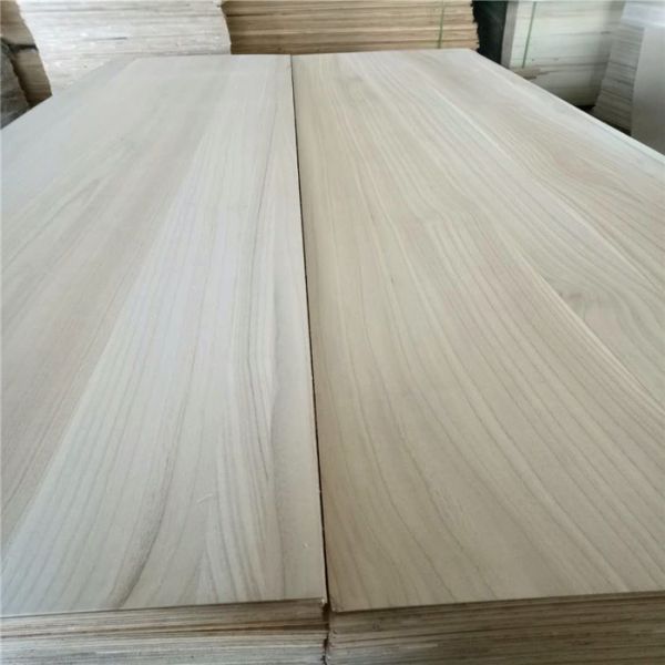 Solid Timber Paulownia Wood Board For Crafts Natural Color 1220x2440mm
