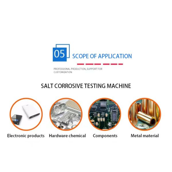 ASTM B117 ISO 9227 Salt Spray Test Chamber for Metal Electroplating Coating with 60*45*40cm Test Chamber Size