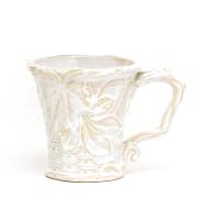 Gardening Mugs White Garden Harvest Mug Ceramic Mug With 3d Reactive Glaze