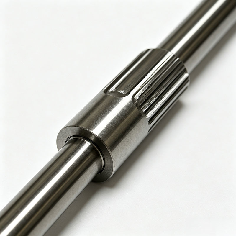 Precision CNC Machined Stainless Steel Long Shaft and Bent Link Rod with Customizable Dimensions for Mechanical Linkage