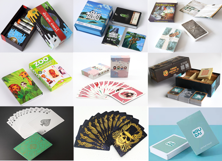 Пурпурным напечатанная цветом упаковка коробки вытачки игральных карт 63x88mm бумаги 300gsm C2S