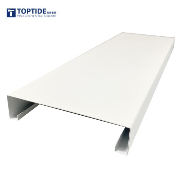Easy Install Strip Ceiling Sound Absorption Durability Fireproof