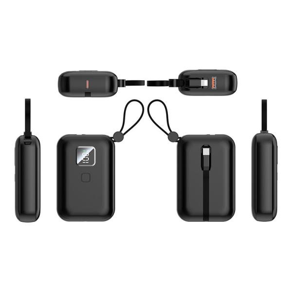 PD 22.5W mini power bank 10000mAh carregamento super rápido com display LED
