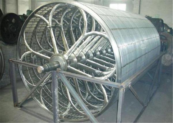 High Speed Paper Machine Parts , Stainless Steel Cylinder Mould Diameter 1250mm
