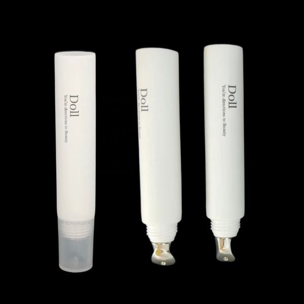 D19mm 10ml 15ml 20ml Metal Single Ball Massage Zinc Alloy Applicator PE ABL Eye Cream Serum Top Packaging Containers