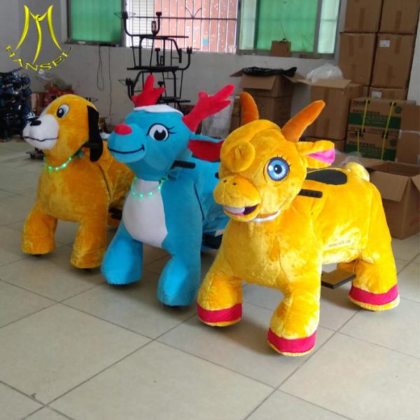 Hansel shopping center stuffed kids electric car animal scooters motorbike for kids