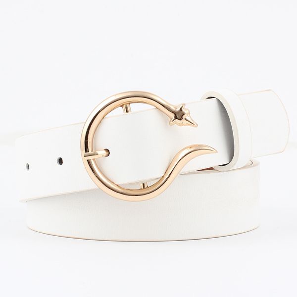 OEM Pu Leather Belts Women Fashion Sexy Wide 3.0cm Waistband