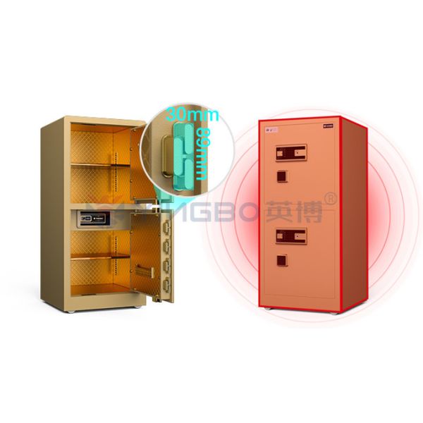 Digital Fingerprint Lock Large Safe Box For Security Gold High End Home Safes
