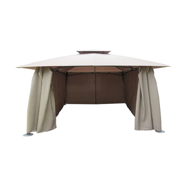 Double Roof Polyester Gazebo 3x3 With Powder Coating