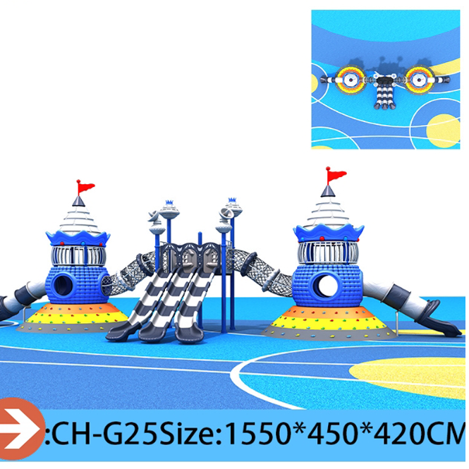 Pumpkin  Robot Theme Large Outdoor Playground Slide  Custom Plastic Combination Slides Climbing Tunnels Adventure Tubes for Parks Kindergartens  Resorts